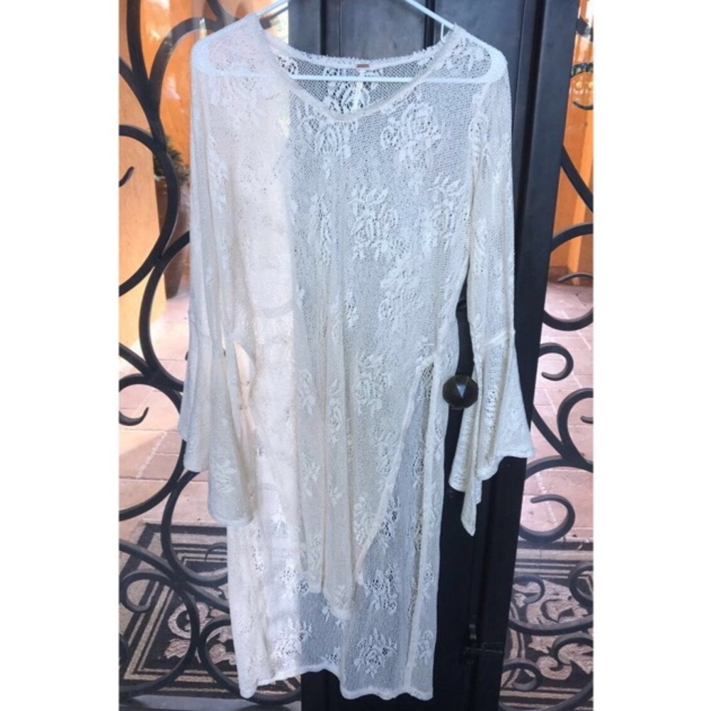 High lace coverup Free People